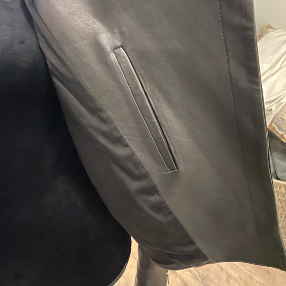 Black Theory Phelan New Ford Leather Jacket, Large - Picture 12 of 15